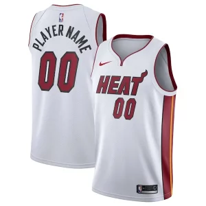 Miami Heat Nike 2020/21 Swingman Exclusif Custom Jersey Association Edition White - Fait à la main - Un produit unique et de qualité