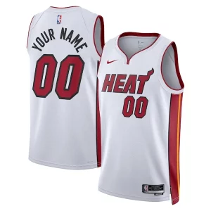 Miami Heat Nike Unisex Swingman Superbe Custom Jersey White Association Edition - Maillot de collection - Un bijou pour les amateurs