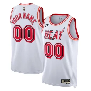 Miami Heat Notable Nike Unisex 2022/23 Custom Swingman Jersey Classic Edition White - Stock limité - Commandez vite votre maillot exclusif