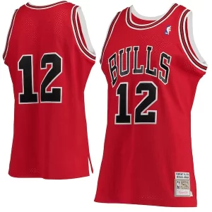 Michael Jordan Chicago Bulls Bold 1989/90 Hardwood Classics Authentic Jersey Red - Fait à la main - Un produit unique et de qualité