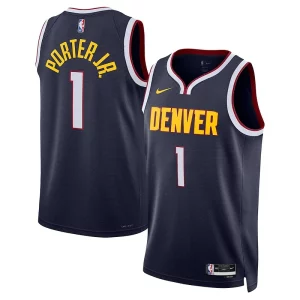 Michael Porter Jr. Denver Nuggets Haut de gamme Nike Unisex Swingman Jersey Association Edition Navy - Style contemporain - Restez à la mode avec ce maillot