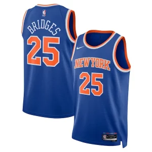 Mikal Bridges New York Knicks Éclatant Nike Unisex 2024 Offseason Addition Nike Swingman Jersey Blue - Livraison gratuite - Économisez sur les frais d'expédition
