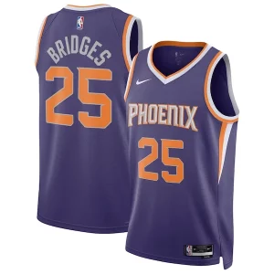 Mikal Bridges Phoenix Captivant Suns Nike Unisex Swingman Jersey Icon Edition Purple/White - Dernières unités - Ne manquez pas cette opportunité