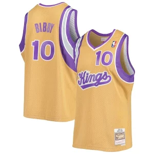 Mike Bibby Sacramento Kings 2005/06 Hardwood Classics Swingman Personalisable Jersey Gold - Maillot de marque reconnue - Faites confiance à la qualité