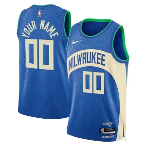 Milwaukee Bucks Nike Unisex 2023/24 Custom Swingman Jersey Royal City Edition Moderne - Offre spéciale - Achetez maintenant et économisez