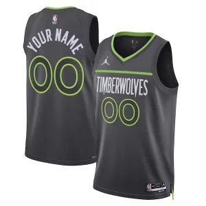 Minnesota Timberwolves Jordan Brand Unisex 2022/23 Swingman Custom Jersey Statement Edition Gracieux Black - Stock limité - Commandez vite votre maillot exclusif