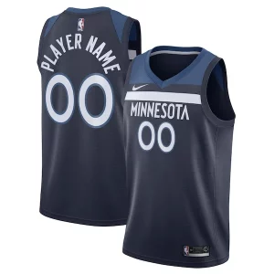 Minnesota Timberwolves Nike Swingman Uniques Custom Jersey Navy Icon Edition - Maillot de championnat - Revivez les victoires glorieuses