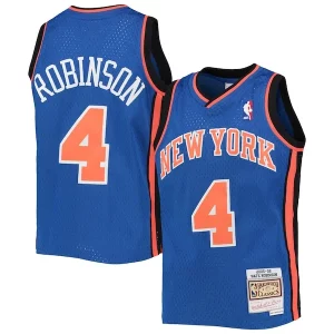 Nate Personalisable Robinson New York Knicks Youth 2005/06 Hardwood Classics Swingman Jersey Blue - Pour les joueurs de basketball amateurs - Adapté à tous les styles de jeu