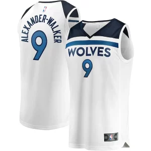 Nickeil Alexander Walker Commémoratif Minnesota Timberwolves Youth Fast Break Replica Player Jersey Association Edition White - Nouvelle arrivée - Êtes-vous prêt pour la saison ?