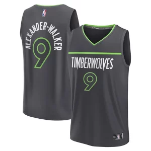 Nickeil Alexander Walker Minnesota Timberwolves Youth Fast Break Replica Tendance Player Jersey Statement Edition Black - Maillot de marque reconnue - Faites confiance à la qualité