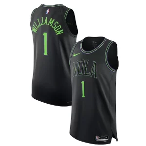 Nike Zion Williamson New Orleans Pelicans Authentic Jersey City Edition Black Éclatant - Collectionner ce maillot rare - Augmentez la valeur de votre collection