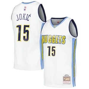 Nikola Jokic Denver Nuggets 2016/17 Incontournable Throwback Swingman Jersey White - Garantie satisfaction - Si vous n'êtes pas satisfait