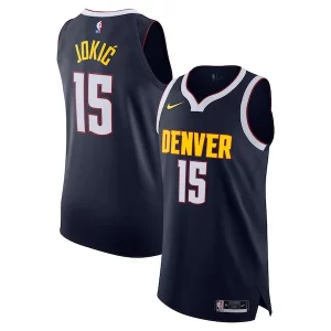 Nikola Jokic Denver Nuggets Nike Stylish Authentic Jersey Icon Edition Navy - Maillot de qualité supérieure - Durable et résistant