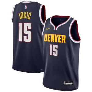 Nikola Jokic Denver Nuggets Nike Youth Swingman Tendance Jersey Icon Edition Navy - Vêtement de fan emblématique - Montrez votre amour pour l'équipe
