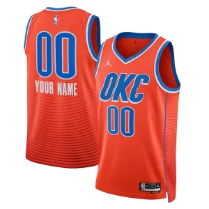 Oklahoma City Thunder Jordan Brand Unisex 2022/23 Swingman Superbe Custom Jersey Statement Edition Orange - Parfait pour le match jour - Montrez votre support avec style