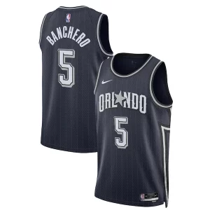 Paolo Banchero Orlando Magic Nike Unisex 2023/24 Swingman Jersey Navy Premium City Edition - Idéal pour les collectionneurs - Qualité premium garantie