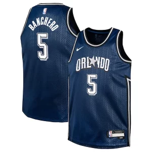 Paolo Banchero Orlando Magic Nike Youth Swingman Replica Jersey City Haut de gamme Edition Navy - Pour les fans de la ligue - Un maillot authentique de la compétition