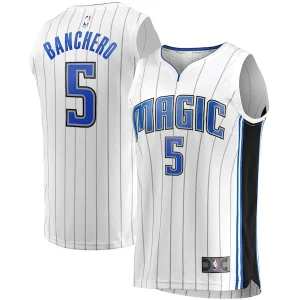 Paolo Banchero Orlando Magic Premium Fast Break Association Jersey White - Parfait pour le match jour - Montrez votre support avec style