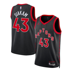 Pascal Moderne Siakam Toronto Raptors Jordan Brand Unisex Swingman Jersey Statement Edition Black - Idéal pour les soirées de sport - Montrez votre style