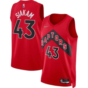 Pascal Siakam Toronto Raptors Nike 2021/22 Diamond Swingman Admirable Jersey Icon Edition Red - Pour les matchs d'athlétisme - Restez frais et confortable