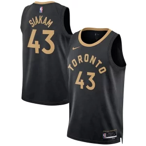 Pascal Siakam Toronto Raptors Nike Unisex 2022/23 Swingman Jersey Captivant City Edition Black - Pour les fans de la ligue - Un maillot authentique de la compétition