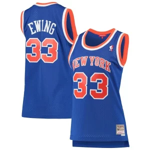 Patrick Ewing New Premium York Knicks Women's 1991/92 Hardwood Classics Swingman Jersey Blue - Maillot de collection - Un bijou pour les amateurs