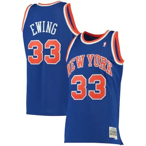 Patrick Ewing New York Knicks 1991/92 Big & Tall Hardwood Classics Swingman Stylish Jersey Blue - Giftez-le à un fan dévoué - Livraison en temps pour les fêtes