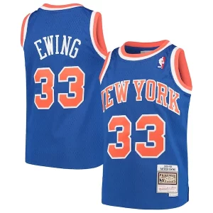 Patrick Ewing New York Knicks Youth Hardwood Classics Swingman Throwback Jersey Blue Authentique - Collectionner ce maillot rare - Augmentez la valeur de votre collection