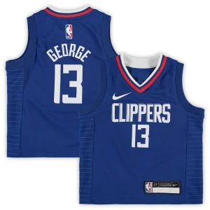 Paul George LA Clippers Nike Toddler Gracieux 2020/21 Replica Jersey Icon Edition Royal - Idéal pour les soirées de sport - Montrez votre style