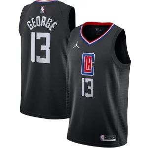 Paul Prime George LA Clippers Jordan Brand 2020/21 Swingman Jersey Statement Edition Black - Vêtement de fan emblématique - Montrez votre amour pour l'équipe