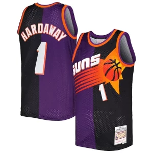 Penny Hardaway Phoenix Suns Hardwood Classics 1999/00 Split Swingman Premium Jersey Purple/Black - Stock limité - Commandez vite votre maillot exclusif