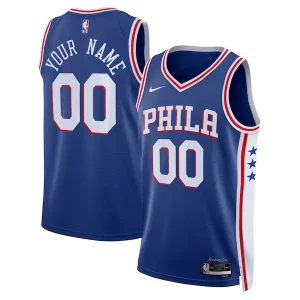Philadelphia 76ers Nike Moderne Unisex 2022/23 Swingman Custom Jersey Royal Icon Edition - Collectionner ce maillot rare - Augmentez la valeur de votre collection