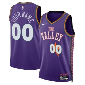 Phoenix Suns Nike Confortable Unisex 2024/25 Custom Swingman Jersey City Edition Purple - Dernières unités - Ne manquez pas cette opportunité