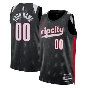 Portland Confortable Trail Blazers Nike Unisex 2024/25 Custom Swingman Jersey City Edition Black - Design innovant - Écarte-vous du commun des mortels
