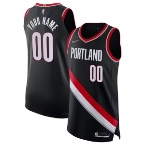 Portland Trail Blazers Admirable Nike 2021/22 Diamond Authentic Custom Jersey Icon Edition Black - Stock limité - Commandez vite votre maillot exclusif