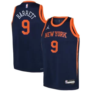 RJ Barrett New York Knicks Jordan Brand Incontournable Youth Swingman Jersey Statement Navy - Pour les amateurs de basketball passionnés - Livraison rapide