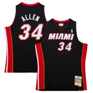 Ray Allen Miami Heat Hardwood Classics Swingman Jersey Black Confortable - Giftez-le à un fan dévoué - Livraison en temps pour les fêtes