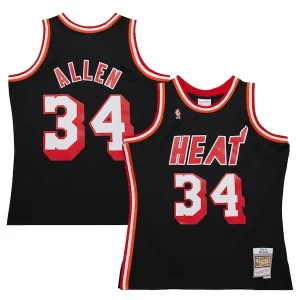 Ray Allen Miami Heat 2013/14 Hardwood Classics Swingman Moderne Jersey Black - Confort et style combinés - Pour un look exceptionnel