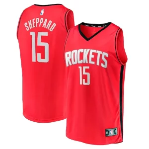 Reed Sheppard Houston Rockets Youth 2024 NBA Draft Fast Break Player Jersey Dashing Icon Edition Red - Maillot de qualité supérieure - Durable et résistant