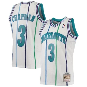Rex Chapman Charlotte Hornets 1988/89 Hardwood Classics Swingman Incontournable Jersey White - Promotion limitée - Profitez de la réduction avant qu'elle ne soit terminée