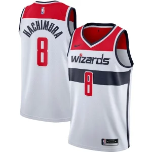 Rui Hachimura Distingué Washington Wizards Nike 2020/21 Swingman Jersey White Association Edition - Collectionner ce maillot rare - Augmentez la valeur de votre collection