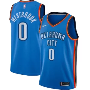 Russell Westbrook Oklahoma City Thunder Nike Swingman Player Jersey Icon Bold Edition Blue - Promotion limitée - Profitez de la réduction avant qu'elle ne soit terminée