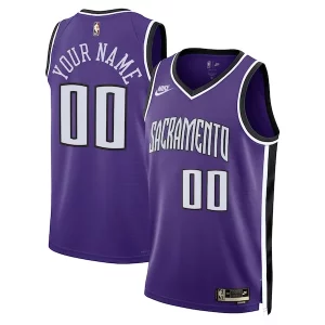 Sacramento Kings Haut de gamme Nike Unisex Adult Swingman Custom Jersey Classic Edition Purple - Pour les matchs d'athlétisme - Restez frais et confortable