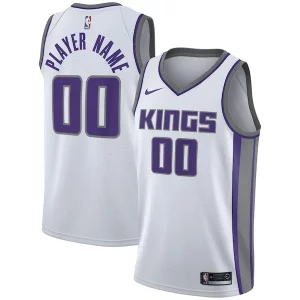 Sacramento Kings Nike 2020/21 Swingman Custom Jersey Association Edition White Charming - Maillot de collection - Un bijou pour les amateurs
