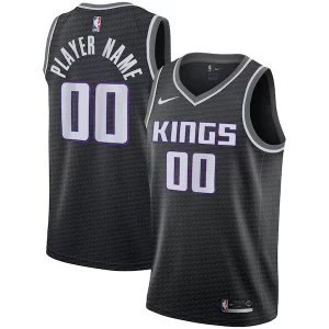 Sacramento Kings Nike Swingman Custom Jersey Tendance Black Statement Edition - Maillot de marque reconnue - Faites confiance à la qualité