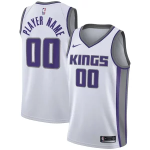 Sacramento Kings Nike Swingman Custom Jersey White Association Exceptionnel Edition - Pour les fans de la ligue - Un maillot authentique de la compétition