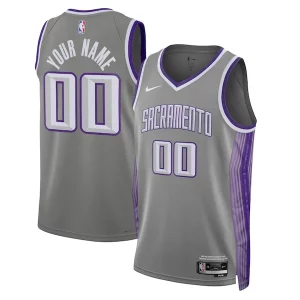 Sacramento Kings Nike Unisex 2022/23 Swingman Charming Custom Jersey City Edition Black - Maillot de collection - Un bijou pour les amateurs