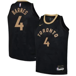 Scottie Barnes Toronto Raptors Nike Youth 2022/23 Swingman Jersey Prime City Edition Black - Édition commemorative - Souvenez-vous des moments inoubliables