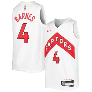 Scottie Barnes Toronto Raptors Nike Youth Swingman Jersey Association Edition White/Red Commémoratif - Giftez-le à un fan dévoué - Livraison en temps pour les fêtes