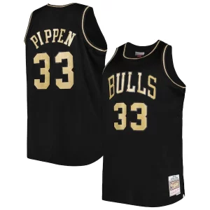 Scottie Pippen Chicago Bulls Big Incontournable & Tall Hardwood Classics 1997/98 Swingman Jersey Black - Nouvelle arrivée - Êtes-vous prêt pour la saison ?
